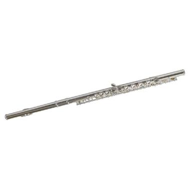 Imagem de Flauta Outfit Instrumento de Desempenho Profissional Flauta Tom C Cobre Branco Banhado a Prata 16 Furos