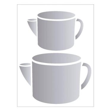 Imagem de Stencil de Acetato para Pintura 15x20 Canecas Opa 1838