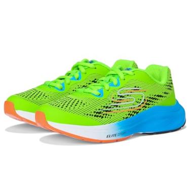 Imagem de Skechers Tênis infantil Skechers Elite Sport Stride, Limão/Azul, 1 Little Kid