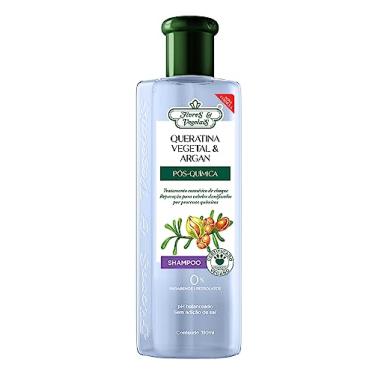 Imagem de Flores & Vegetais Shampoo Queratina Vegetal E Argan Pós-Química 310Ml
