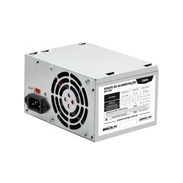 Imagem de Fonte Alimentação Pc Brazil PC BPC-230 230W Prata