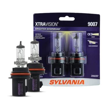 Imagem de SYLVANIA - 9007 (HB5) SilverStar zXe High Performance Halogen Headlight Bulb - Bright White Light Output, HID Attitude, Xenon Fueled Technology (Contains 2 Bulbs)