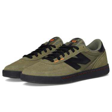 Imagem de New Balance Tênis de skate masculino 440 V2, Dark Olivine, 9.5 Wide