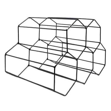 Imagem de Porta Vinho Decoração Colmeia Adega de Garrafas