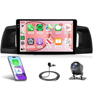 Imagem de Rádio de carro 4 núcleos 4G + 64G Android 15 para Toyota Corolla ex 2007-2012, Rimoody Car Stereo Wireless Carplay Andorid Auto Mirror Link 22 polegadas INCELL tela sensível ao toque GPS WiFi