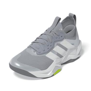 Imagem de adidas Tênis esportivo feminino Rapidmove Advance 2, Halo prata/branco/limão lúcido, 40