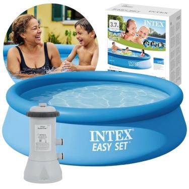 Imagem de Piscina Inflável 5.621 Litros com Bomba Filtrante 110v Intex  