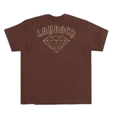 Imagem de Camiseta Diamond X Layback Tee - Chocolate-Masculino