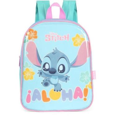 Imagem de Mochila Infantil STITCH Verde P - Luxcel