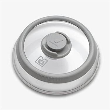 Imagem de Tampa reutilizavel, seladora de alimentos, para manter frescos, praticos e funcionais, tamanho variado, plastica.