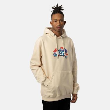 Imagem de Moletom Canguru Lost + Smurfs Mushroom Lost-Masculino