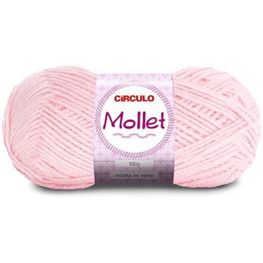 Imagem de Fio Mollet Círculo 100g 200m Lã Acrílica Tricô Crochê Artesanato Touca Cachecol Inverno Novelo (3027 - IOGURTE)