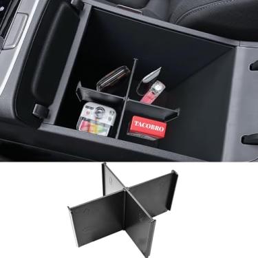 Imagem de Organizador de divisórias de console central TACORBO compatível com acessórios Santa Cruz 2022-2025, divisórias de inserção de apoio de braço Santa Cruz 2023 2024
