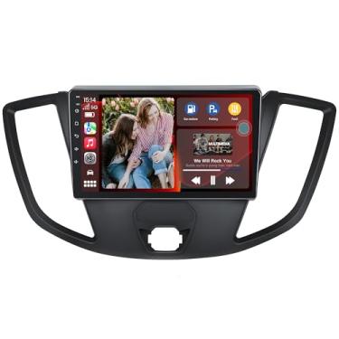 Imagem de Rádio estéreo automotivo de 8 núcleos 2G + 32G para Ford Transit 150 250 350 2015 - 2019: 23 cm 1280 x 800HD tela sensível ao toque sem fio Carplay Android Auto Bluetooth Câmera de backup 5GWiFi