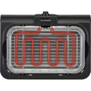 Imagem de Churrasqueira Elétrica Agratto CH2-02 Mr.Cheff Preta 220v