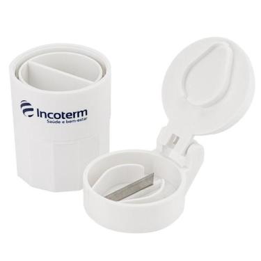 Imagem de Amassador de Comprimidos Com Função Corta e Porta 3 em 1 Incoterm