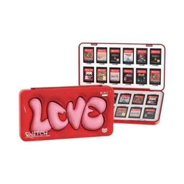 Imagem de Estojo Para Cartões De Jogo 24 Em 1 Para Nintendo Switch OLED, Caixa D