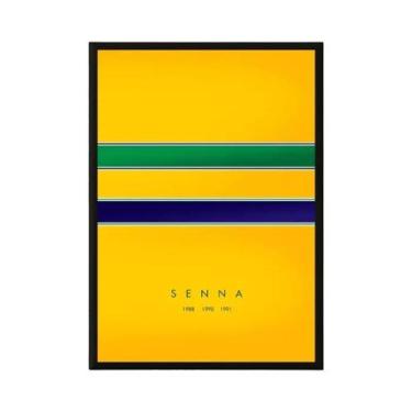 Imagem de Kit De Pintura Em Diamante Ayrton Senna F1 5D DIY Arte Artesanal Decor