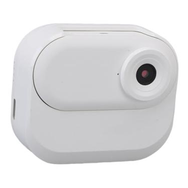 Imagem de banapoy Mini Câmera de Ação, Câmera Esportiva Corporal Magnética Ampla Visão de Campo 1080P HD Gravador de Vídeo Com Estojo de Carregamento USB C e Acessórios, para Ciclismo, Viagens, (Branca)
