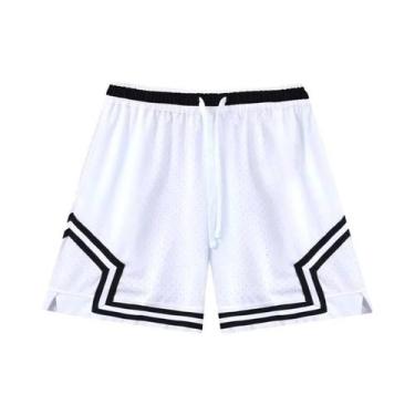 Imagem de Bermuda De Basquete Unissex De Secagem Rápida Com Dois Bolsos Calças C