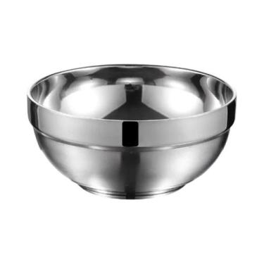 Imagem de Tigela De Salada De Aço Inoxidável Com Isolamento Duplo Ecológico, Ute