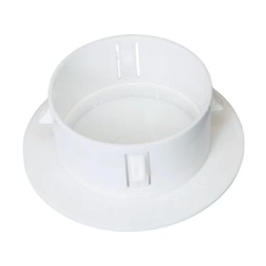 Imagem de Ｂｅｓｇａ Tampa para furo no teto, vedação para furos de ar condicionado, fácil de instalar e desmontar, branca, para luminária embutida em vidro, 90 a 105 Furos