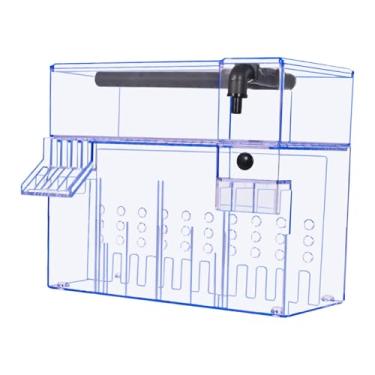 Imagem de WeiLaiKeQi Caixa de filtro para aquário, acessórios para aquário fáceis de instalar, caixa de filtro suspensa para aquário de tartarugas com tampa para sala de, 26 Cm X 13.5 Cm X