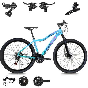 Imagem de Bicicleta Feminina Mtb Aro 29 Aluminio Absolute Hera 24v SHIMANO Cubo K7-Feminino