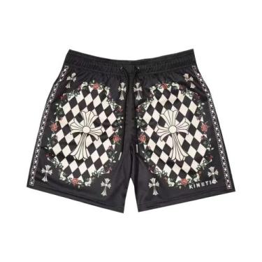 Imagem de Bermuda Masculina De Basquete E Corrida Em Malha Respirável De Secagem