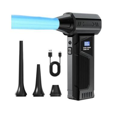 Imagem de Ventilador Portátil Sem Fio Com Motor Brushless, Soprador De Ar Com Lu