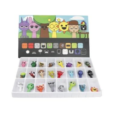 Imagem de Conjunto De Figuras De Ação Sprunki Em Caixa Surpresa 24pcs 48pcs Brin