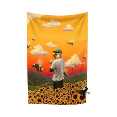 Imagem de Tapeçaria Da Bandeira Americana, Decoração De Parede Estética Do Rappe