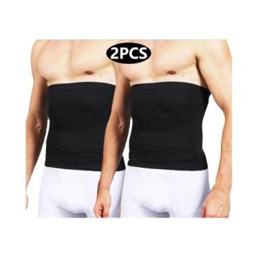 Imagem de Cinta Modeladora Masculina Para Controle De Barriga, Cintura E Compres