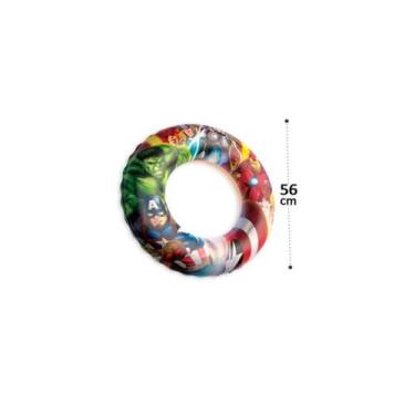 Imagem de Boia Circular Inflável 56cm Infantil Avengers Marvel - ETILUX