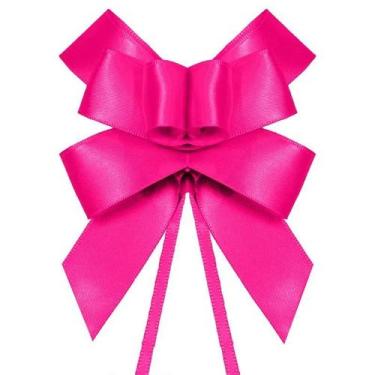 Imagem de Laço rápido cetim 22mm 5 unid cor 303 pink progreso - no-brand