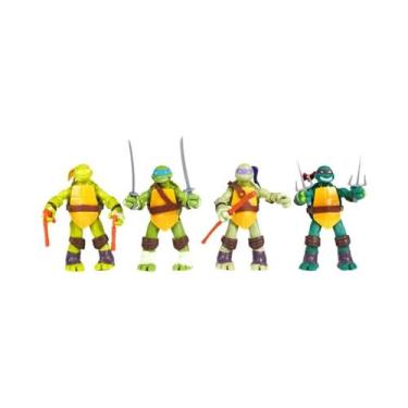 Imagem de Figura De Ação Das Tartarugas Ninja TMNT, Modelo De PVC Para Decoração