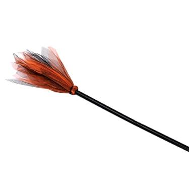 Imagem de Vassoura de Bruxa Halloween Acessórios Assustadores para Cosplay Ornamentos Fornecimentos Aniversário Favors