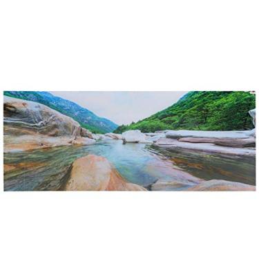 Imagem de Ainoli PVC Montanha Intervalo Rios Tanques de Peixes Papel de Parede Aquário Fundo Poster 122x50CM