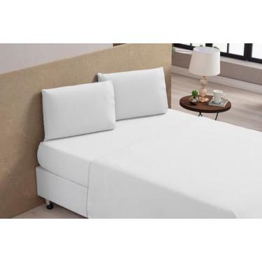 Imagem de Jogo De Lençol Queen 4 Peças Super Luxo Percal 100% Algodão - Jire Bor