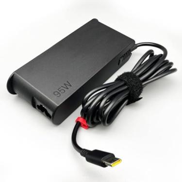 Imagem de Adaptador carregador USB C de 95W compatível com Lenovo Y740S Y740S-15IRH Y9000X 2019 T470S T480S ADLX95YCC2A O2DL132 ADLX95YCC3A SA10R16878