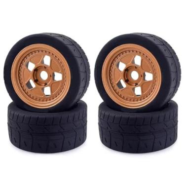Imagem de MYHWDRNU Peças de carro RC compatíveis com ARRMA for ZD for Racing 1/7 RC Car Upgrade Parts 2pcs Or 4pcs 109mm RC Pneus Roda 17mm Hex Hub 8585 Pneu (4 peças)