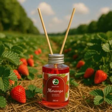 Imagem de Difusor De Aromas Ambiente Vareta Pantanal Aromas 200ml, Morango