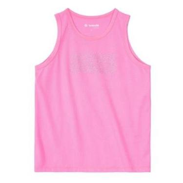 Imagem de Blusa Regata Infantil Menina Active Malha Dry Rosa Brandili-Feminino