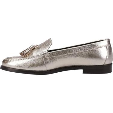 Imagem de Hush Puppies Mocassim feminino Connie Tassel, Dourado, 37