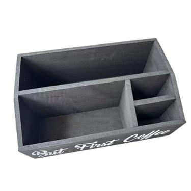 Imagem de FytStycale Organizador de Balcão para Estação de Café, Suporte para Cápsulas de Café, Organizador Prático para Ingredientes E Sachês de Chá, Cinza, Tamanho real