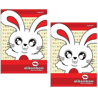 Imagem de Kit C/ 2 Unidades Caderno C/Pauta Numerada 123x P/Alfabetização Capa Mole