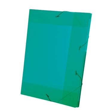 Imagem de Pasta Aba Elástico Dello Line Lombo 2cm Verde 33,5x23,5cm