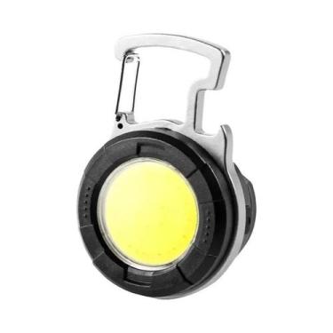 Imagem de Lanterna Portátil LED COB Com Chaveiro, Mini Luz De Trabalho, Holofote