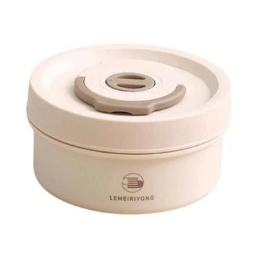 Imagem de Conjunto De Caixa De Almoço Isolada Empilhável Em Aço Inoxidável, Cont