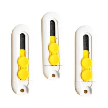 Imagem de Cortador Magnético Mini Portátil Com Lâmina Substituível Para Papel, E